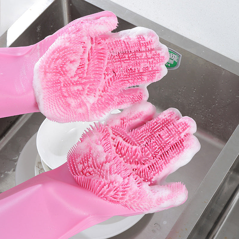 Silicone Washing Gloves